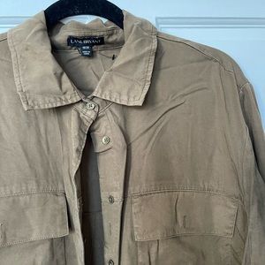 Army green Lane Bryant shirt